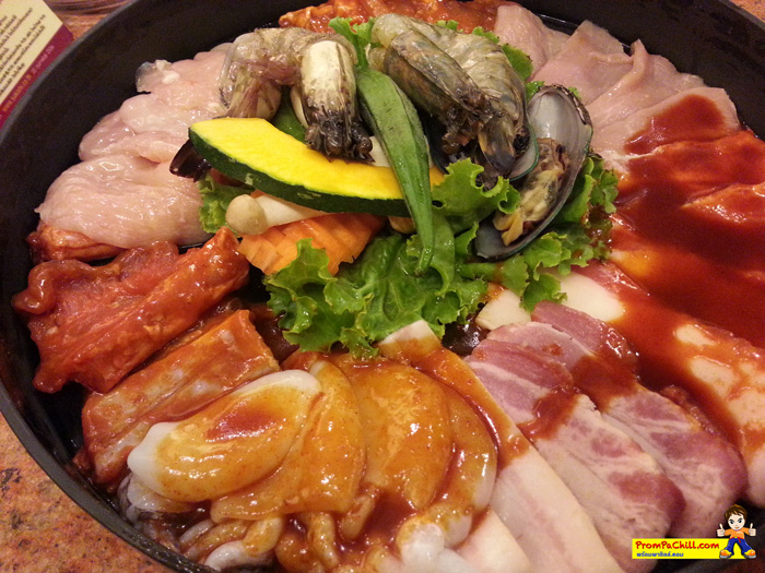 รีวิวซูกิชิบาร์บีคิว Sukishi  ชุดรวมหมูครับ